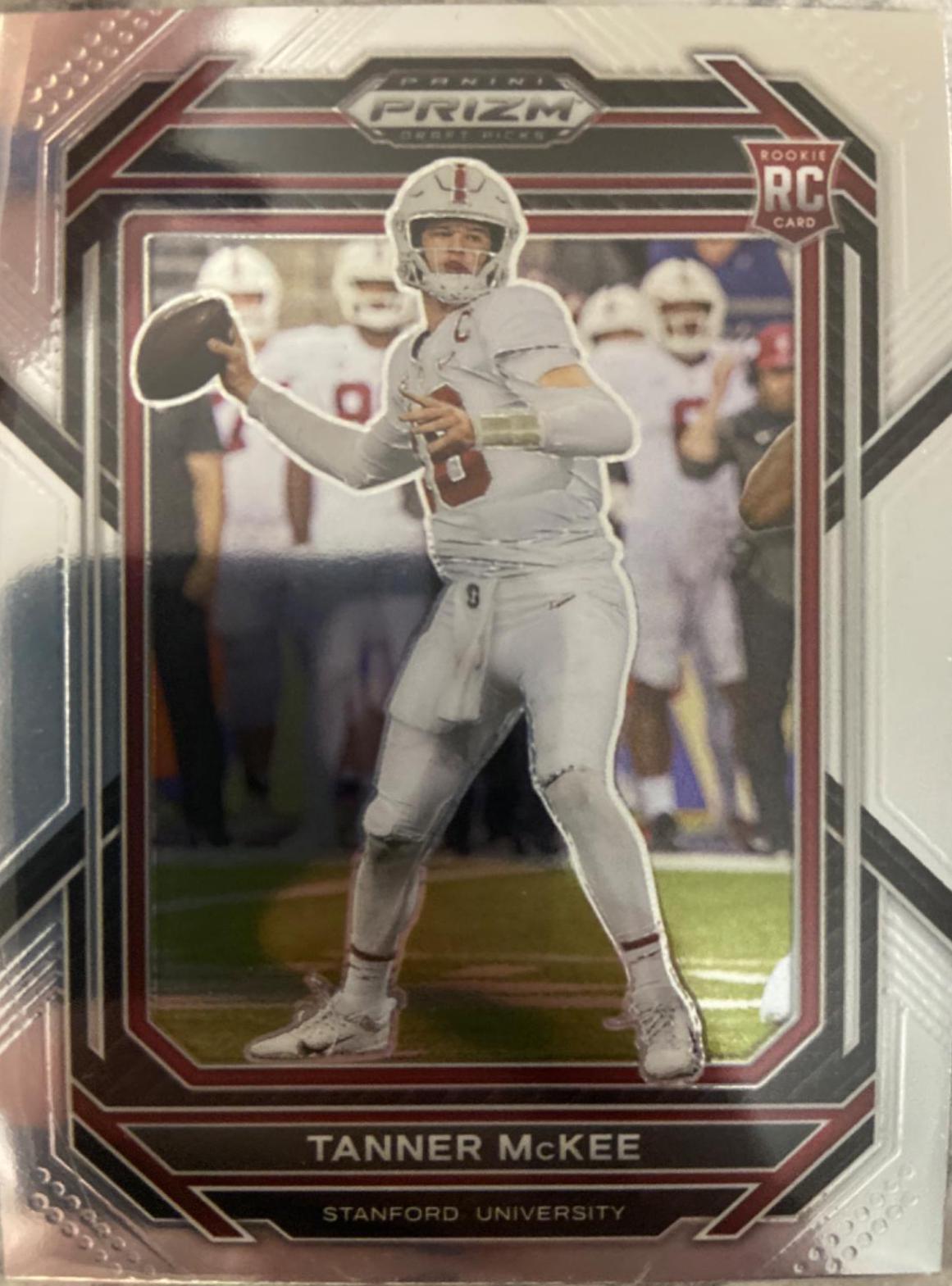 Tanner McKee #106 Football Cards 2023 Panini Prizm Draft Picks