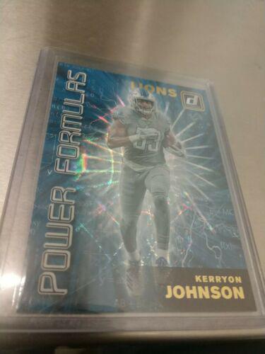 Kerryon Johnson #PF 19 Football Cards 2019 Donruss Power Formulas