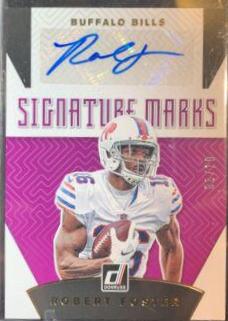 Robert Foster #SM 50 Football Cards 2019 Donruss Signature Marks Autographs