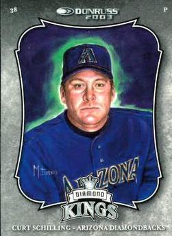 Curt Schilling #19 Baseball Cards 2003 Donruss Diamond Kings