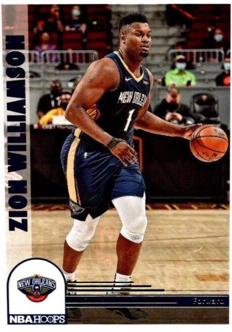 Zion Williamson #296 Basketball Cards 2022 Panini Hoops