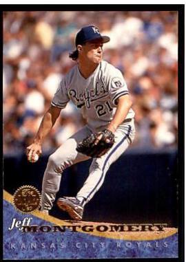 Jeff Montgomery #25 Baseball Cards 1994 Leaf
