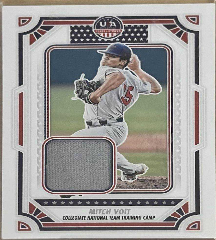 Mitch Voit #USA-MV 2024 Panini Stars & Stripes USA Materials Baseball