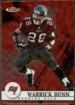 Warrick Dunn #34 Football Cards 2001 Topps Finest