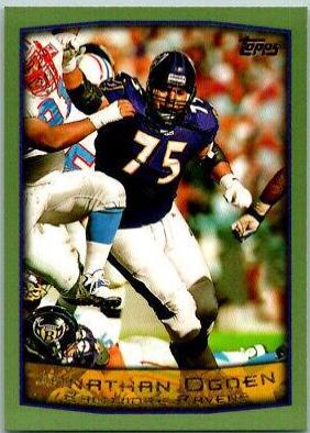 Jonathan Ogden #19 Football Cards 1999 Topps