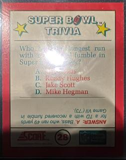 Super Bowl Trivia