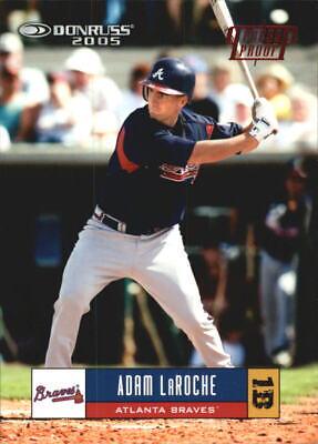 Adam LaRoche #92 Baseball Cards 2005 Donruss