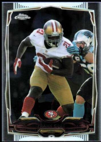 Frank Gore #1 Football Cards 2014 Topps Chrome