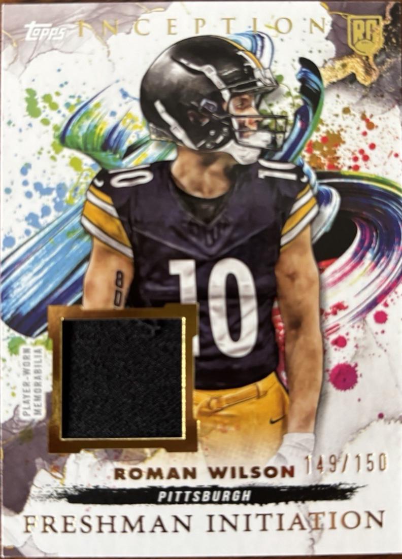 Roman Wilson #FI-23 Football Cards 2024 Topps Inception Freshman Initiation