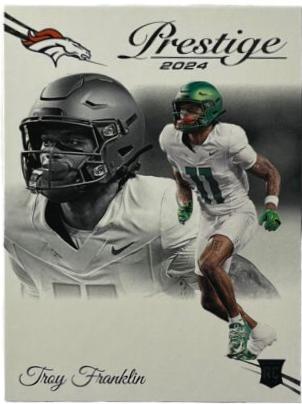 Troy Franklin #328 Football Cards 2024 Panini Prestige
