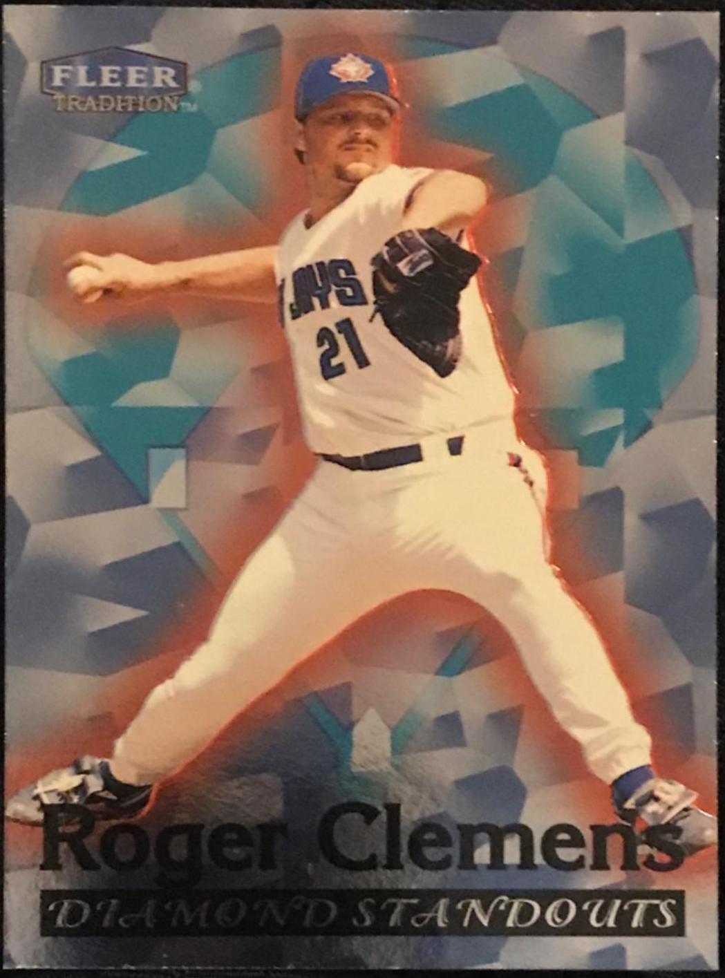 Roger Clemens #3DS Baseball Cards 1998 Fleer Diamond Standouts