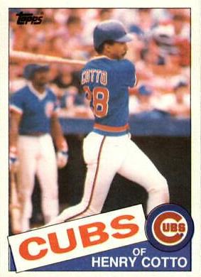 Henry Cotto #267 Baseball Cards 1985 Topps