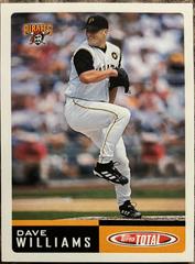 Dave Williams #57 Baseball Cards 2002 Topps Total Prices