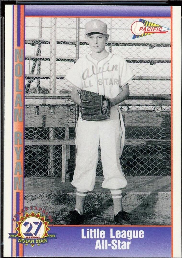 Little League All Star #112 Baseball Cards 1993 Pacific Nolan Ryan 27th Season
