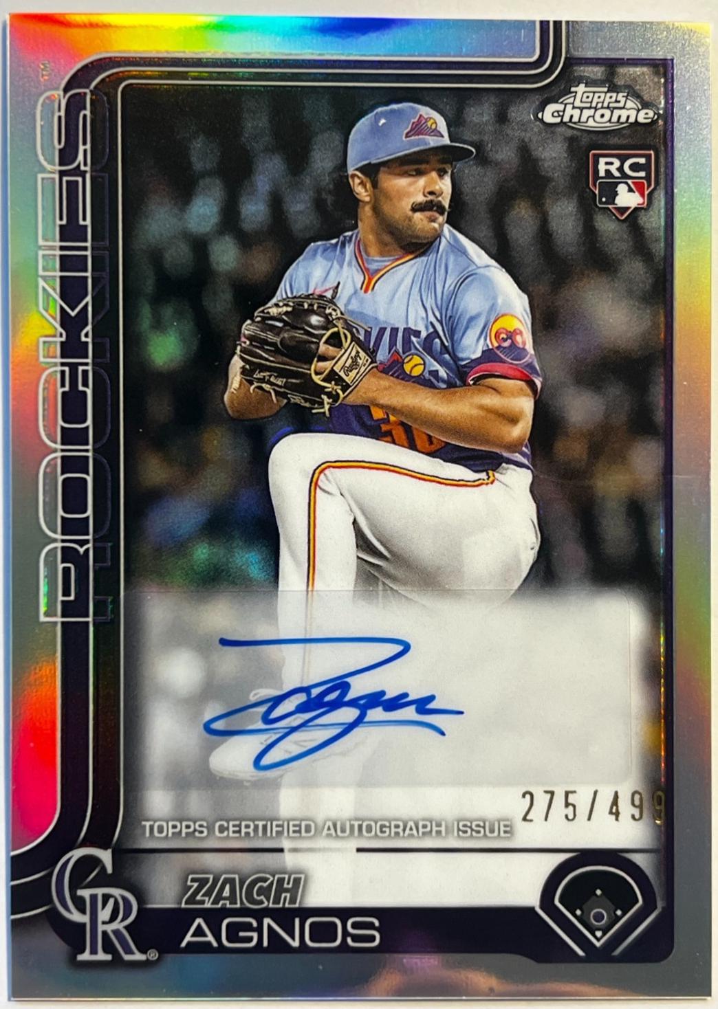 ウォノ MONSTA X サイン会 ペンサ カード レア Zach Agnos [Refractor] #AC-ZA Prices | 2025 Topps Chrome Update
