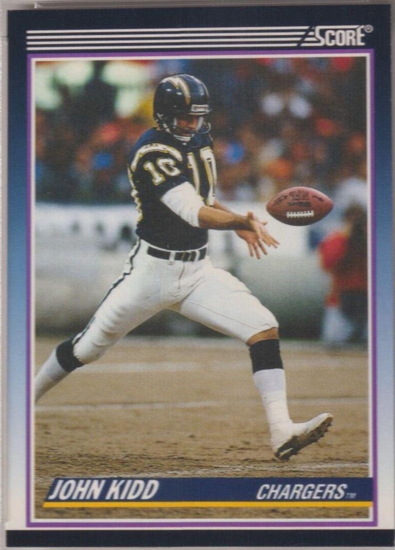 John Kidd #29T Football Cards 1990 Panini Score Supplemental