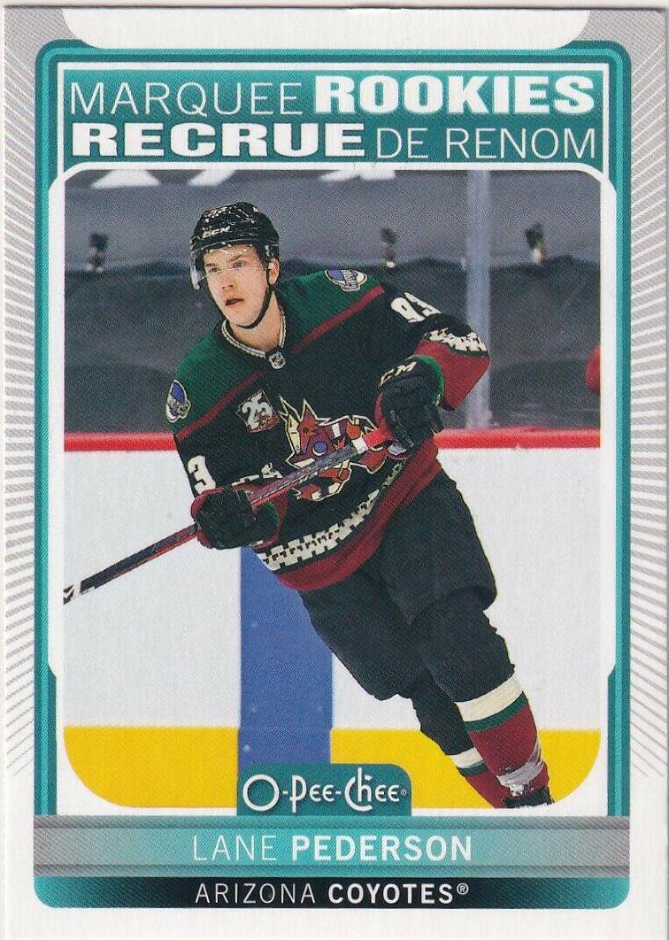 Lane Pederson #503 Hockey Cards 2021 O Pee Chee