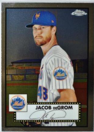 Jacob deGrom #170 2021 Topps Chrome Platinum Anniversary Baseball