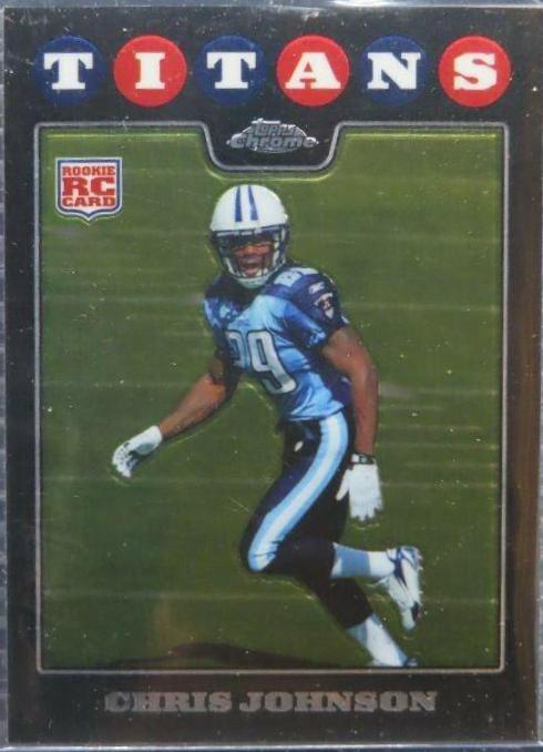 Chris Johnson #TC186 Football Cards 2008 Topps Chrome