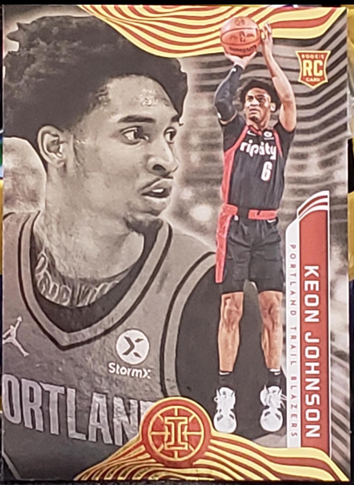 Keon Johnson #171 Basketball Cards 2021 Panini Illusions