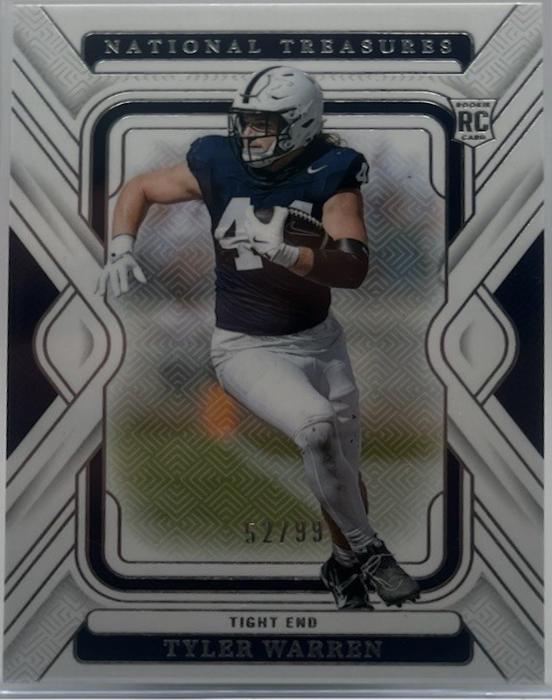 Tyler Warren #26 2025 Panini National Treasures Collegiate Football