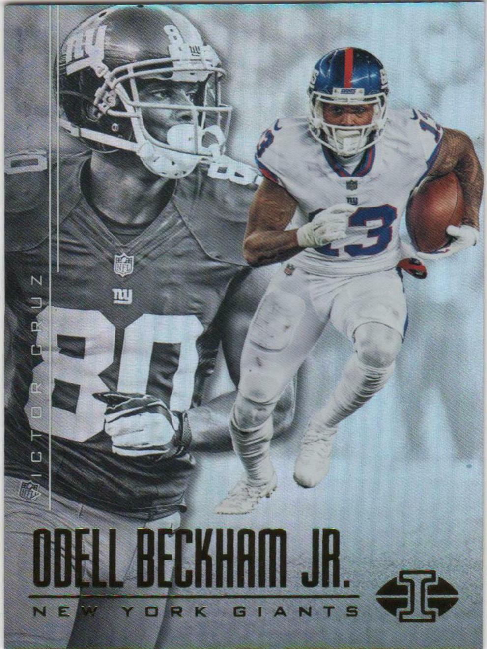 Victor Cruz, Odell Beckham Jr. #6 Football Cards 2017 Panini Illusions