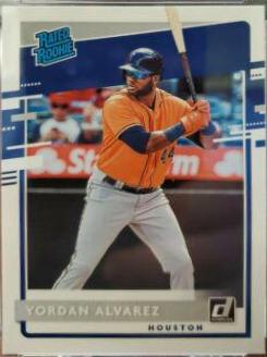 Yordan Alvarez #45 Baseball Cards 2020 Panini Donruss