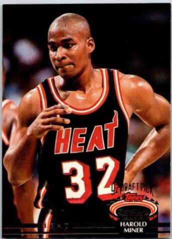 Harold Miner #317 Basketball Cards 1992 Stadium Club