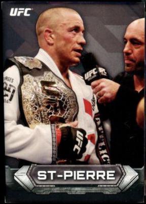 Georges St Pierre #100 Ufc Cards 2014 Topps UFC Knockout