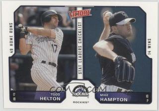 Todd Helton, Mike Hampton