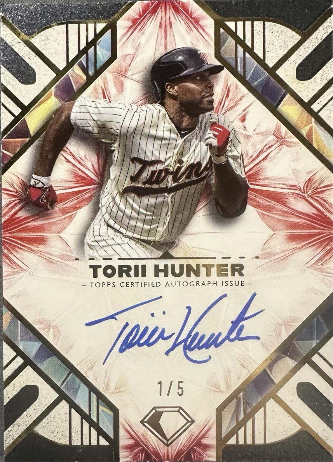 Torii Hunter [Red] #AC-TH Prices | 2025 Topps Diamond Icons Autograph ...