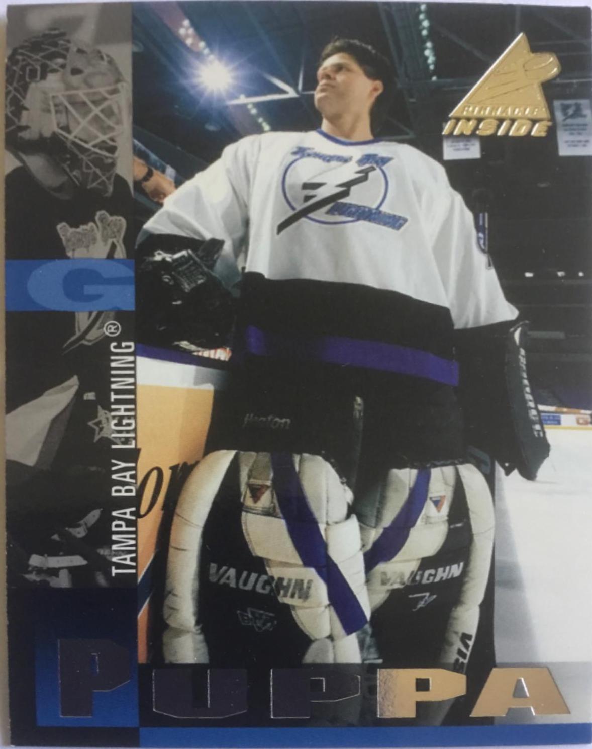 Daren Puppa #45 Hockey Cards 1997 Pinnacle Inside