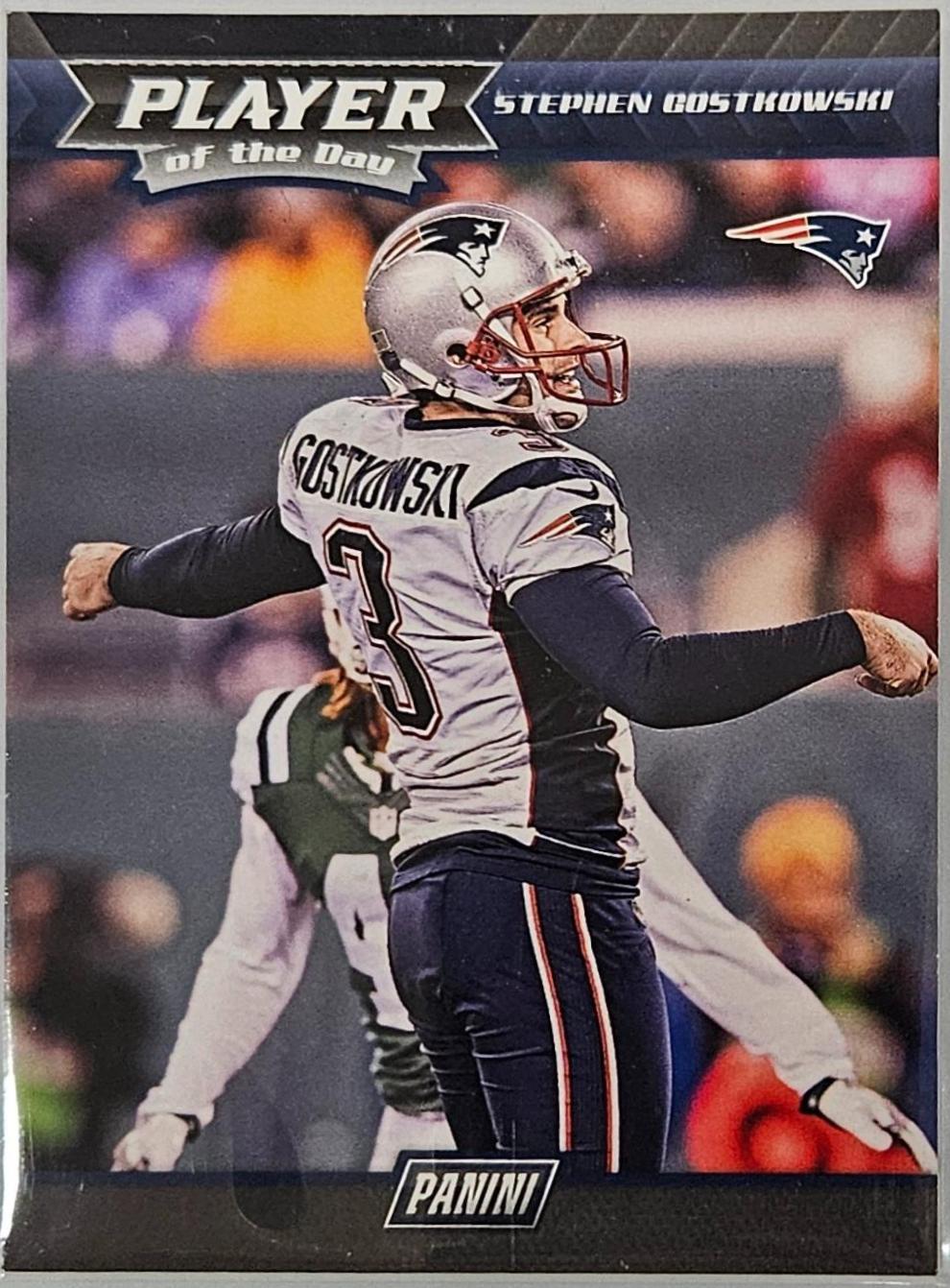 Stephen Gostkowski #2 Football Cards 2017 Panini Player of the Day