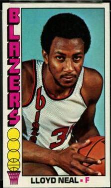 Lloyd Neal #7 Basketball Cards 1976 Topps