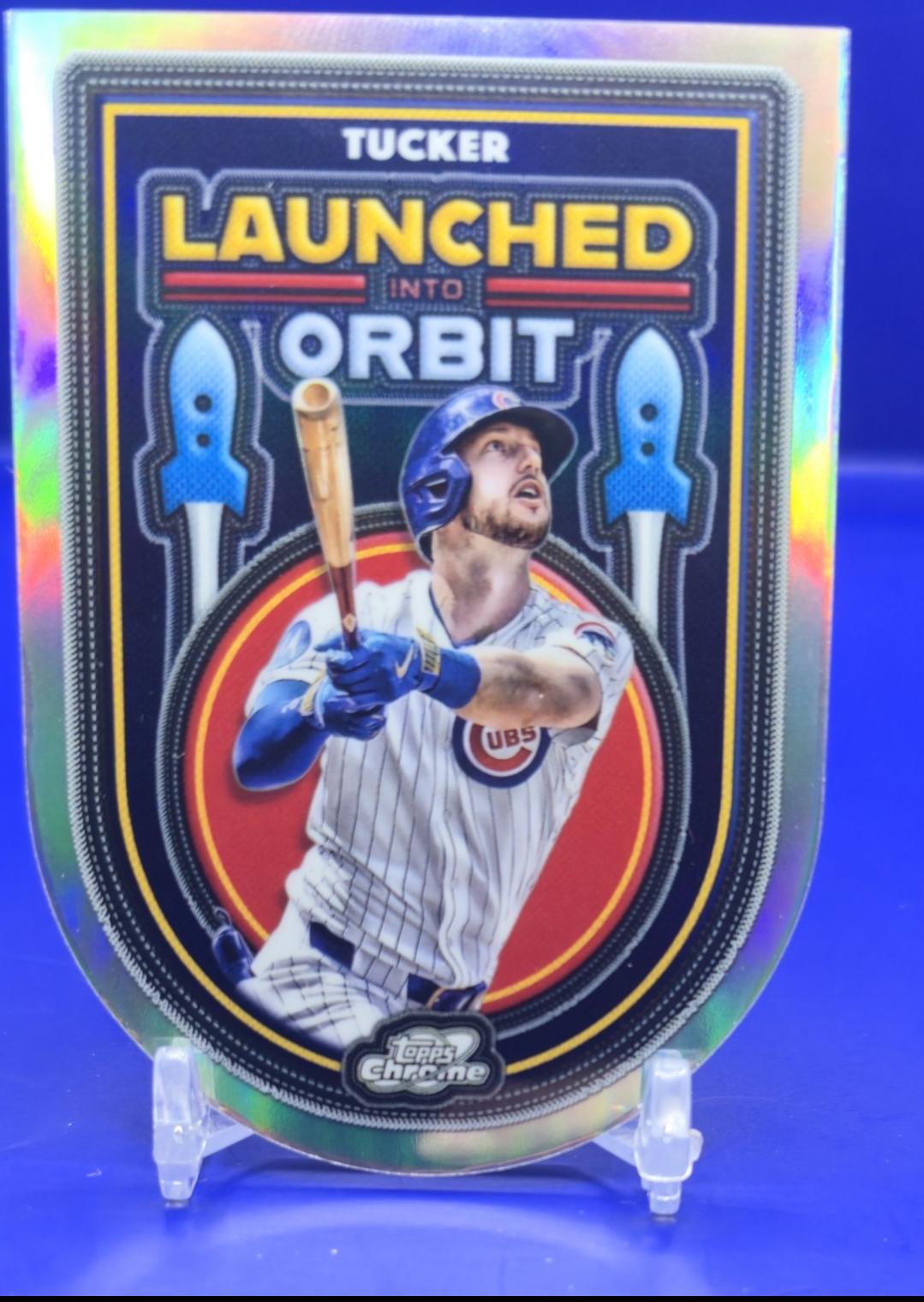 2025 Topps Cosmic Chrome Launched Into Orbit Kyle Tucker #LIO-36 card