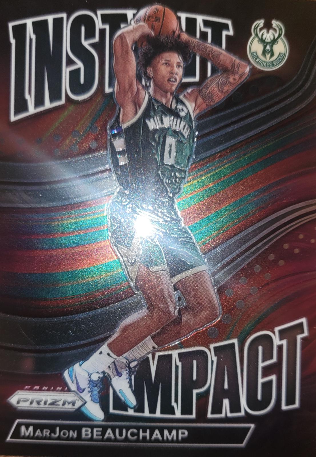MarJon Beauchamp #23 2022-23 Panini Prizm Basketball Instant Impact