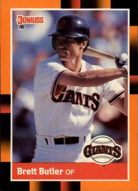 Brett Butler #23 Baseball Cards 1988 Donruss Baseball's Best