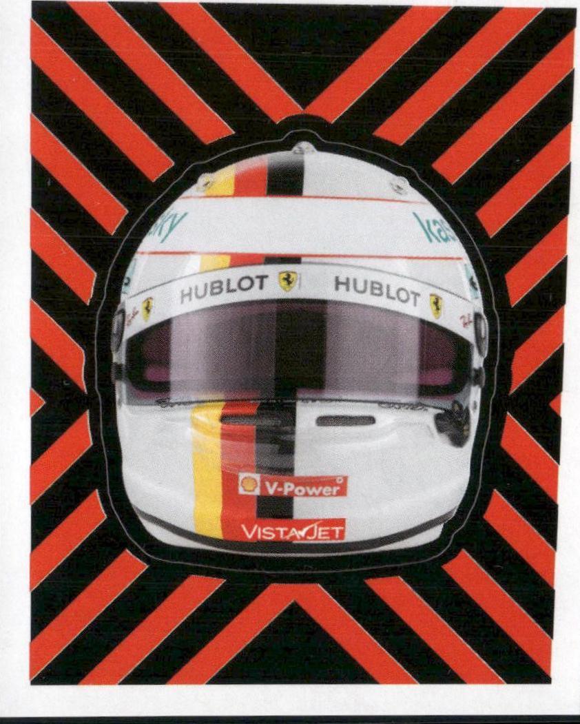 Sebastian Vettel #23 Racing Cards 2020 Topps Formula 1 Stickers