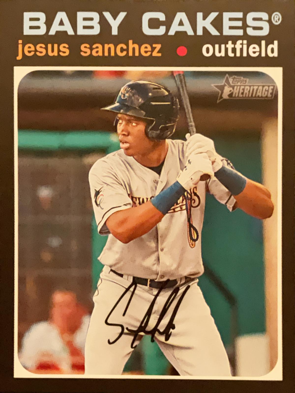 Jesus Sanchez #51 Baseball Cards 2020 Topps Heritage Minor League