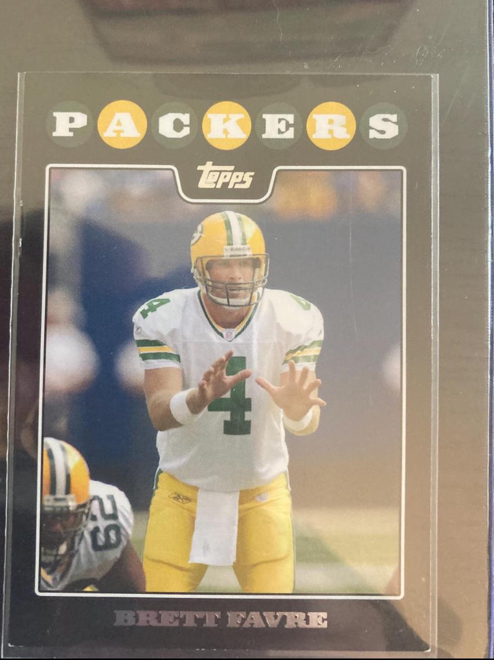 Brett Favre #4 Football Cards 2008 Topps