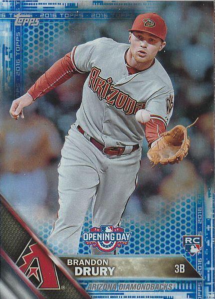 Brandon Drury #OD-132 Baseball Cards 2016 Topps Opening Day