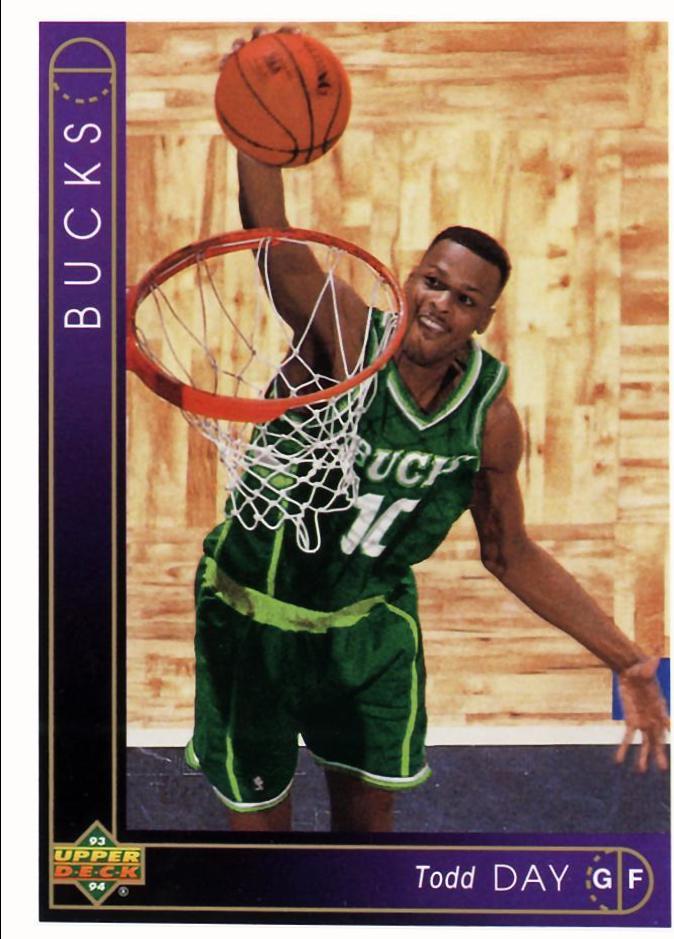 Todd Day #77 Basketball Cards 1993 Upper Deck