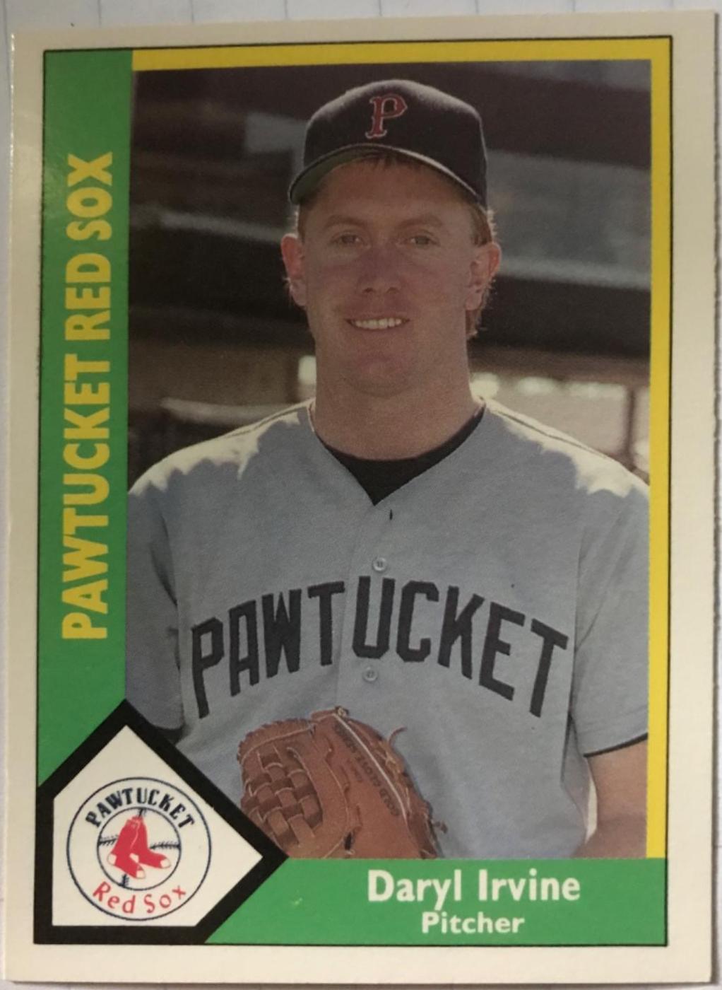 Daryl Irvine #5 Baseball Cards 1990 CMC Pawtucket Red Sox