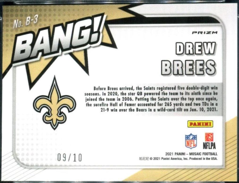 Drew Brees [Pink Fluorescent] #B-3