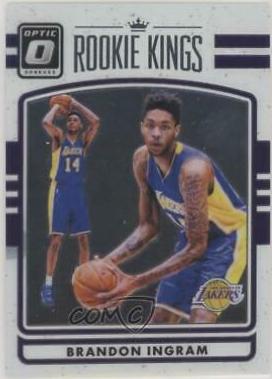 Brandon Ingram #1 Basketball Cards 2016 Panini Donruss Optic Rookie Kings