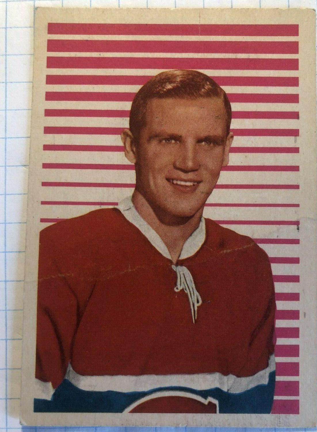 Ralph Backstrom #24 Hockey Cards 1963 Parkhurst