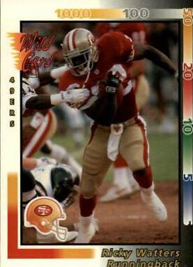 Ricky Watters #347 1992 Wild Card Football