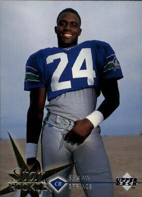Shawn Springs #3 Football Cards 1997 Upper Deck