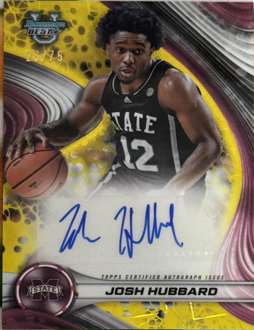 Josh Hubbard [Yellow Lazer Refractor] #B24-JH
