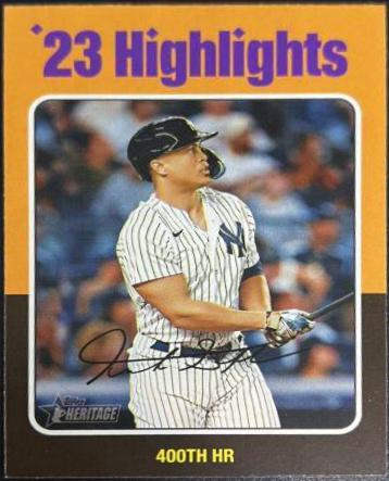 Giancarlo Stanton #3 Baseball Cards 2024 Topps Heritage